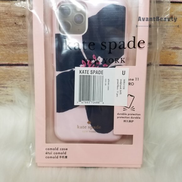 Kate Spade Grand Flora 11 Phone Case Pink Apple - Picture 3 of 7
